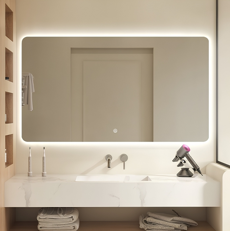 Ledli Dokunmatik Tuşlu Banyo Aynaları
